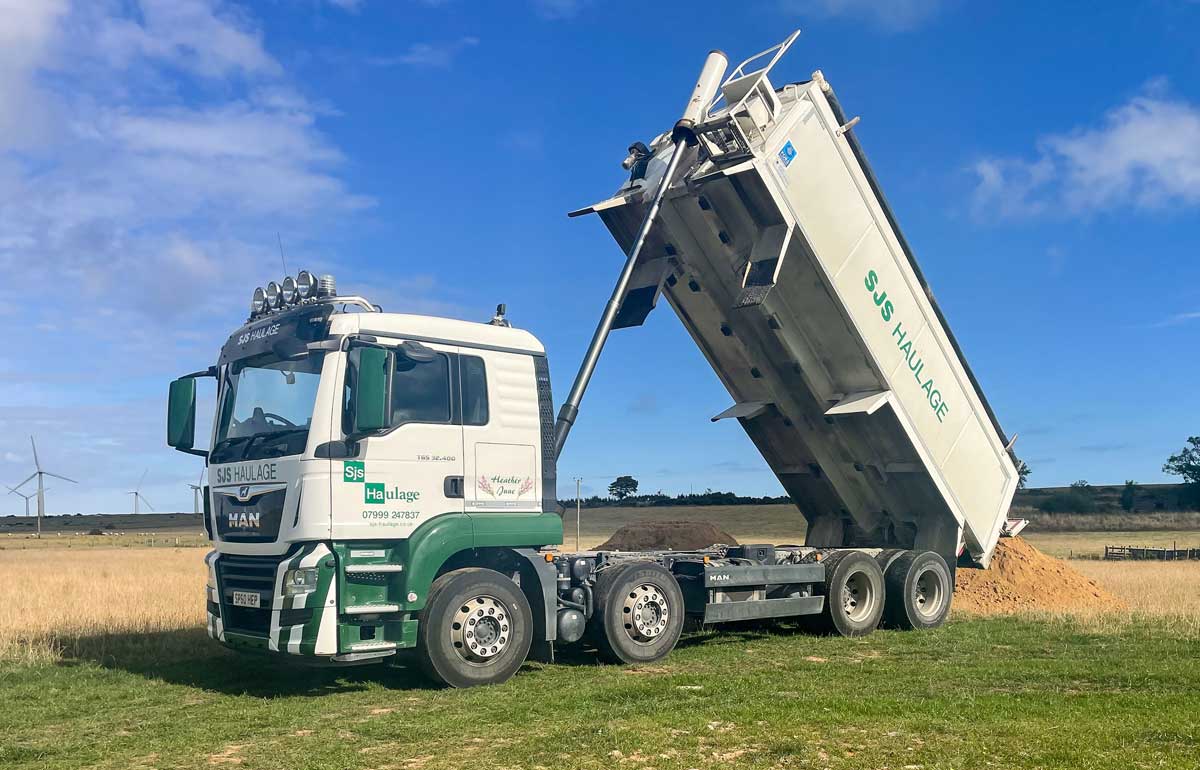 Tipper Truck Hire in Northumberland